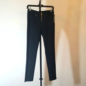 bebe faux 5 packet PDR  Pants bling gold pockets rhinestone studded cute y2k